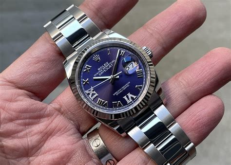 rolex datejust 36 aubergine|rolex datejust 36.